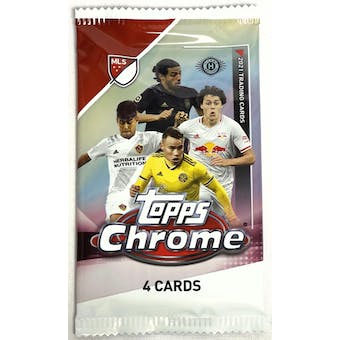 Topps: 2021 Chrome MLS Soccer Cards - Hobby Pack