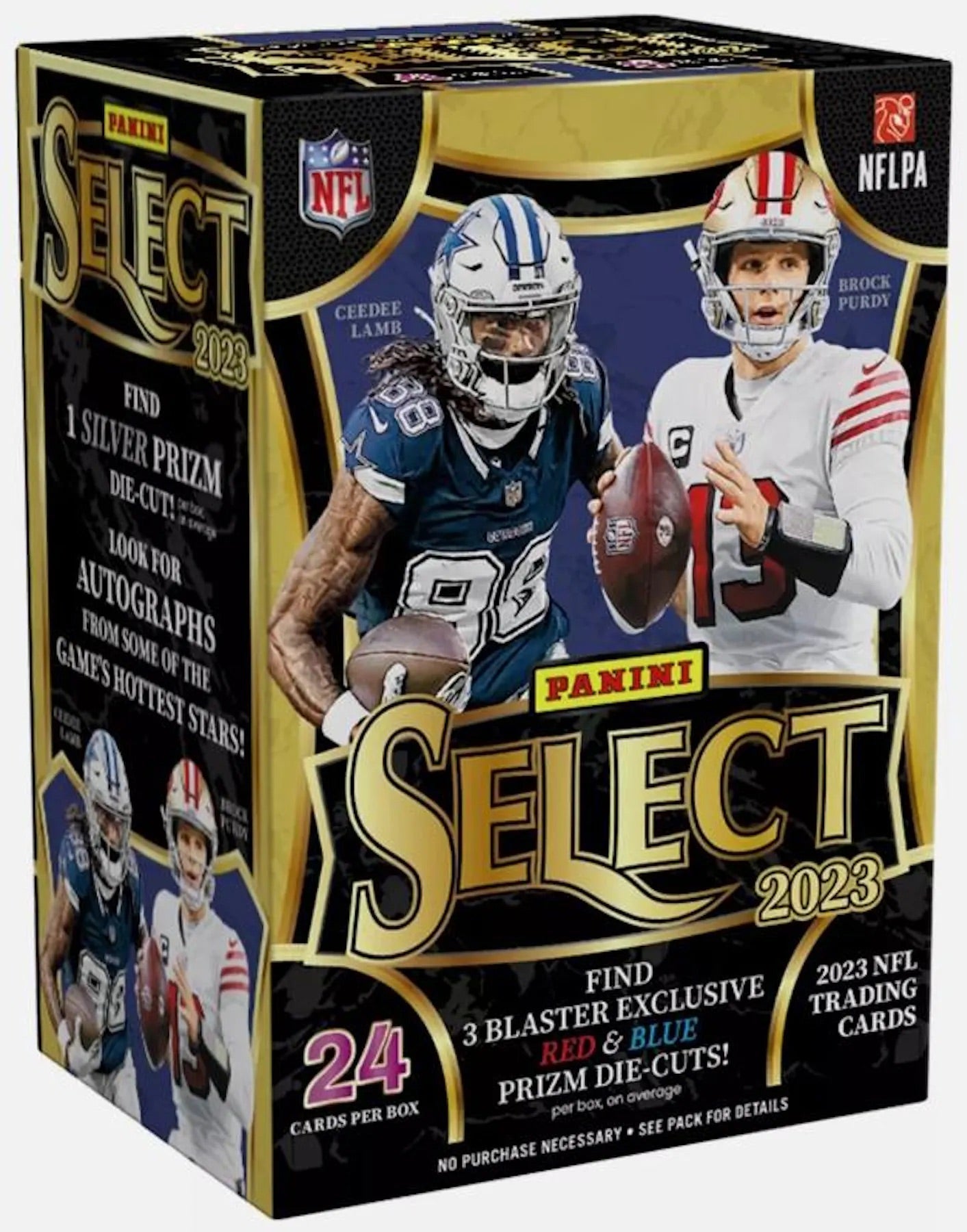 2023 Panini Select Football 6-Pack Blaster Box (Green & Yellow Prizms!)