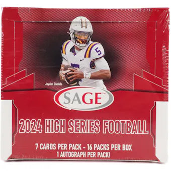 2024 Sage High Series Football Hobby Box