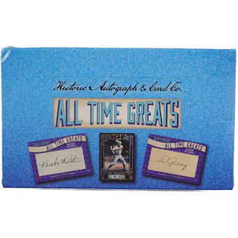 2024 Historic Autographs All Time Greats Baseball Hobby Box