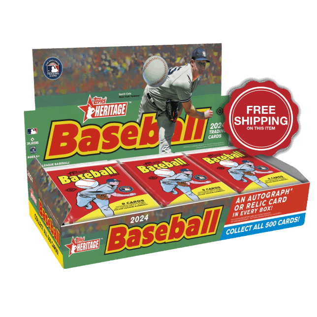 2024 Topps Heritage Baseball - Hobby Box