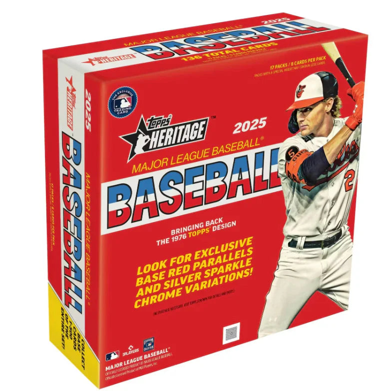 2025 Topps Heritage Baseball Mega Box