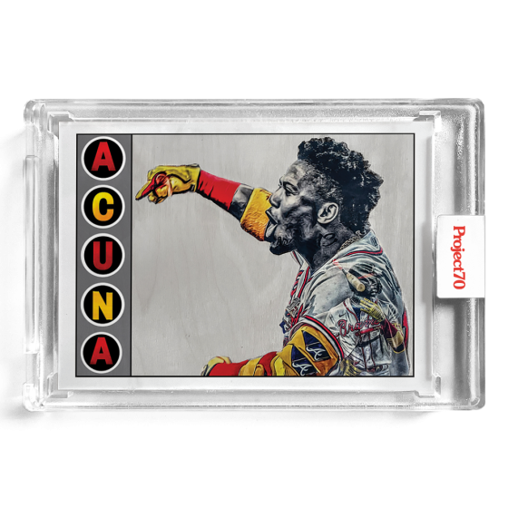 Topps Project 70 '08 Topps Ronald Acuna Jr. by Lauren Taylor (LE 3975)