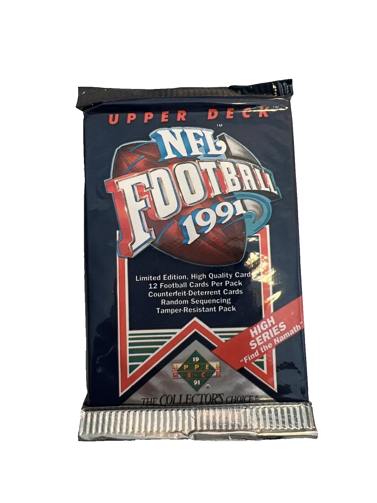 1991 Upper Deck NFL Football (High Series) Pack