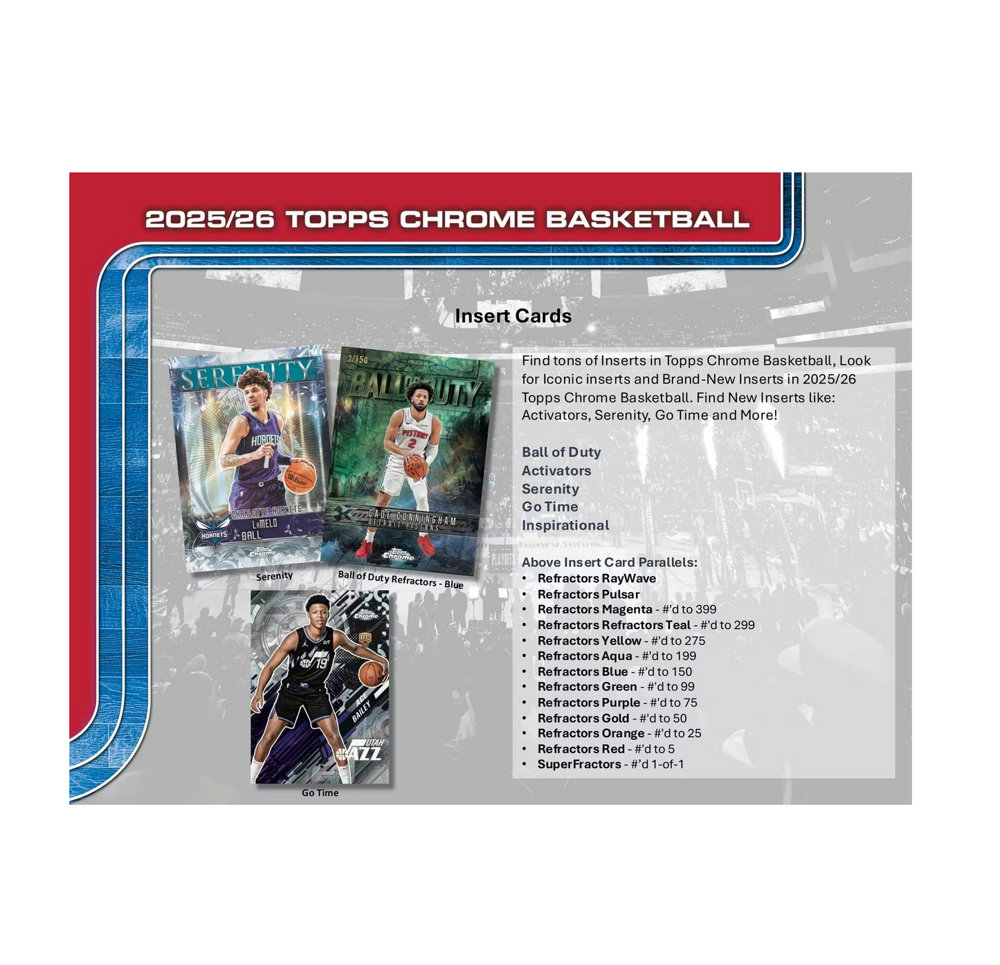 2025-26 Topps Chrome Basketball Mega Box