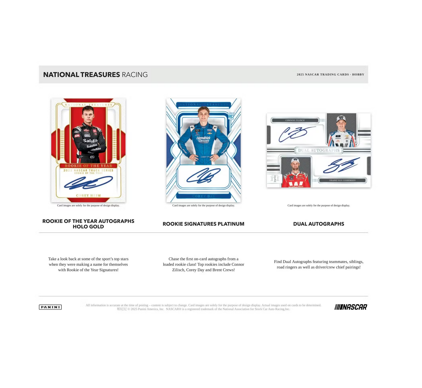 2025 Panini National Treasures Racing Hobby Box
