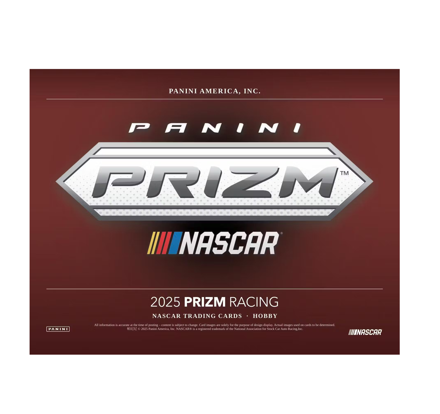 2025 Panini Prizm Racing Hobby Box