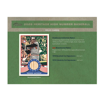 2025 Topps Heritage High Number Baseball Hobby Box