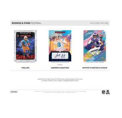 2025 Panini Rookies & Stars Football Hobby Box