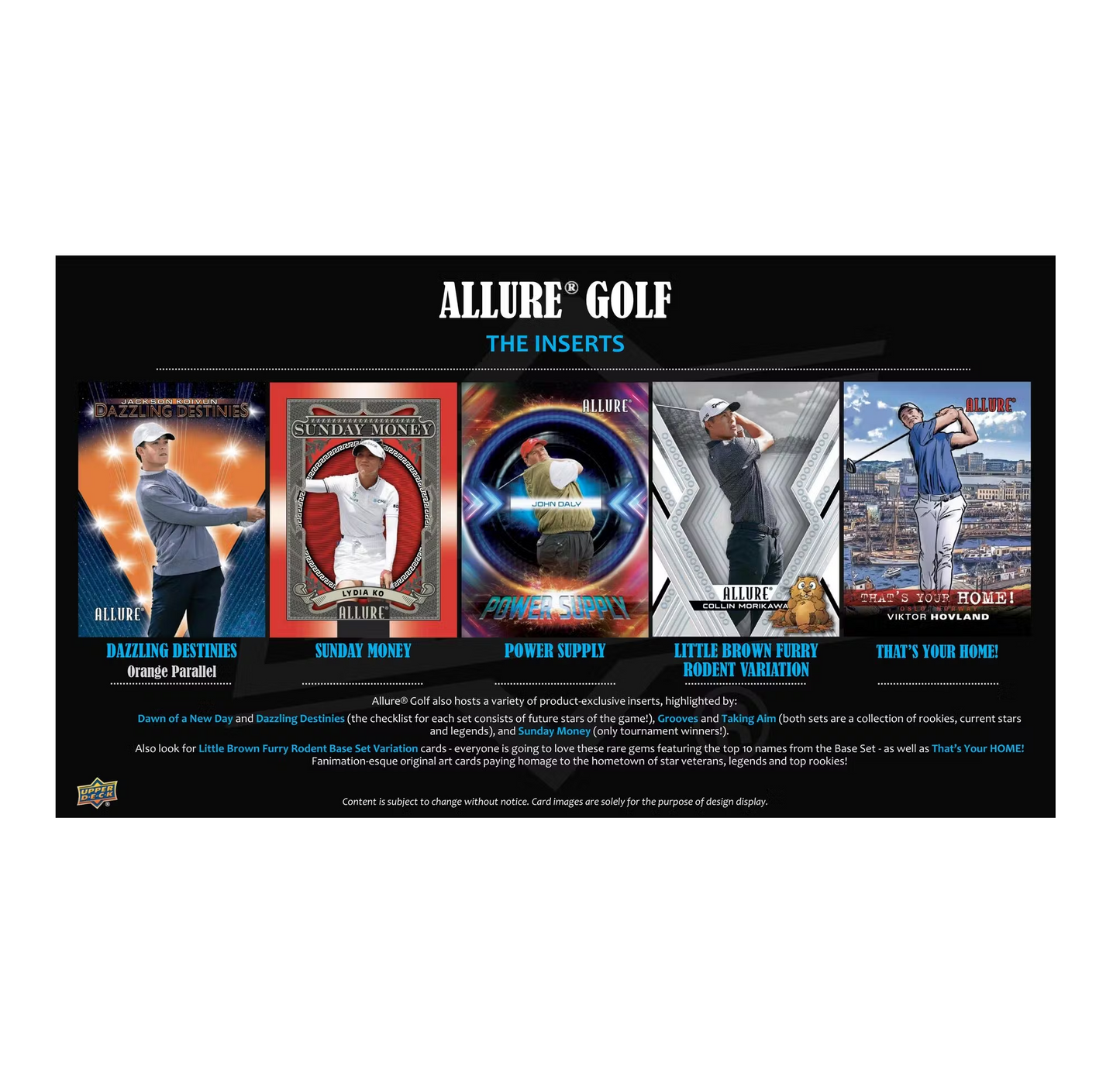 2026 Upper Deck Allure Golf Blaster Box