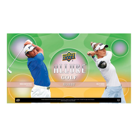2026 Upper Deck Allure Golf Hobby 18-Box Case