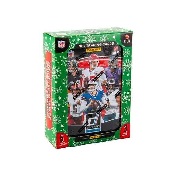 2025 Panini Donruss Football Trading Card Holiday Tin