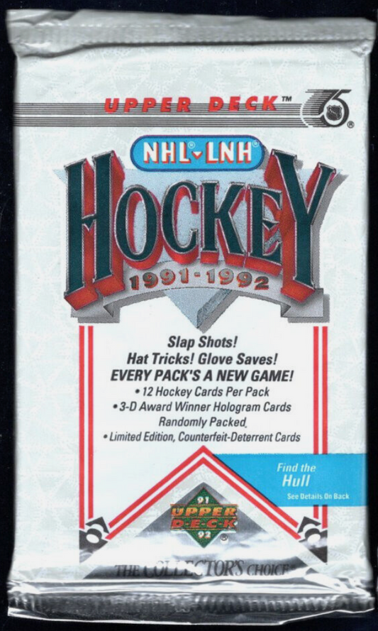 1991-92 Upper Deck NHL Hockey Pack