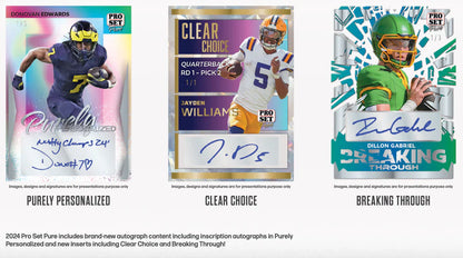 2024 Pro Set Pure Football Hobby Box
