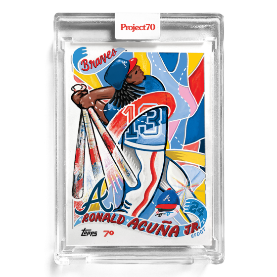 Topps Project 70 Ronald Acuna Jr. card by Eldot