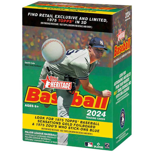 2024 Topps Heritage Baseball Blaster Box