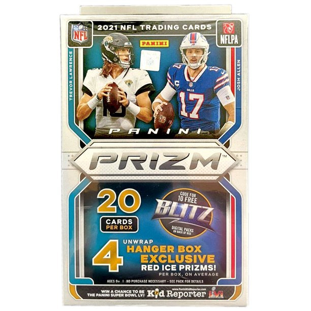 Panini: Prizm 2021 NFL Trading Cards - Hanger Box
