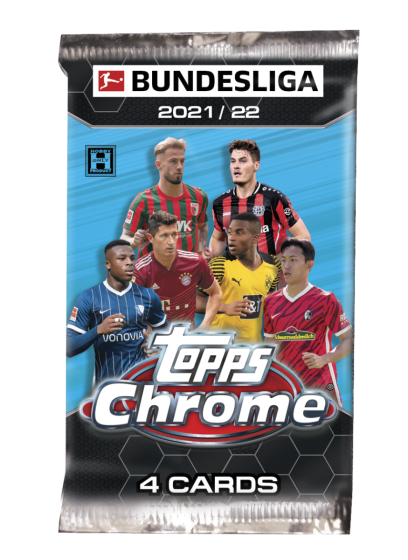 Topps: 2021-22 Topps Chrome Bundesliga Soccer Cards - Hobby Box