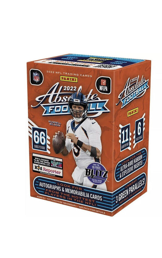 Panini: 2022 Absolute Football Cards - Blaster Box